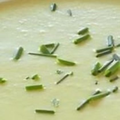 Крем-суп из лука порея