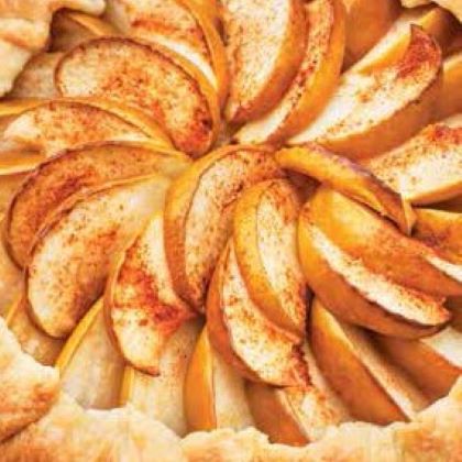 Галета-пирог с яблоками